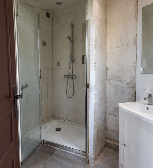 Salle de bain avant rénovation